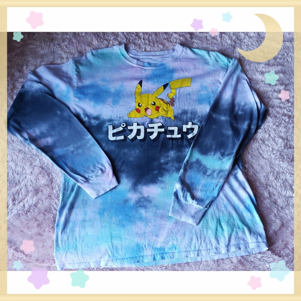 Pokemon Tie-dye Long-sleeve Tee